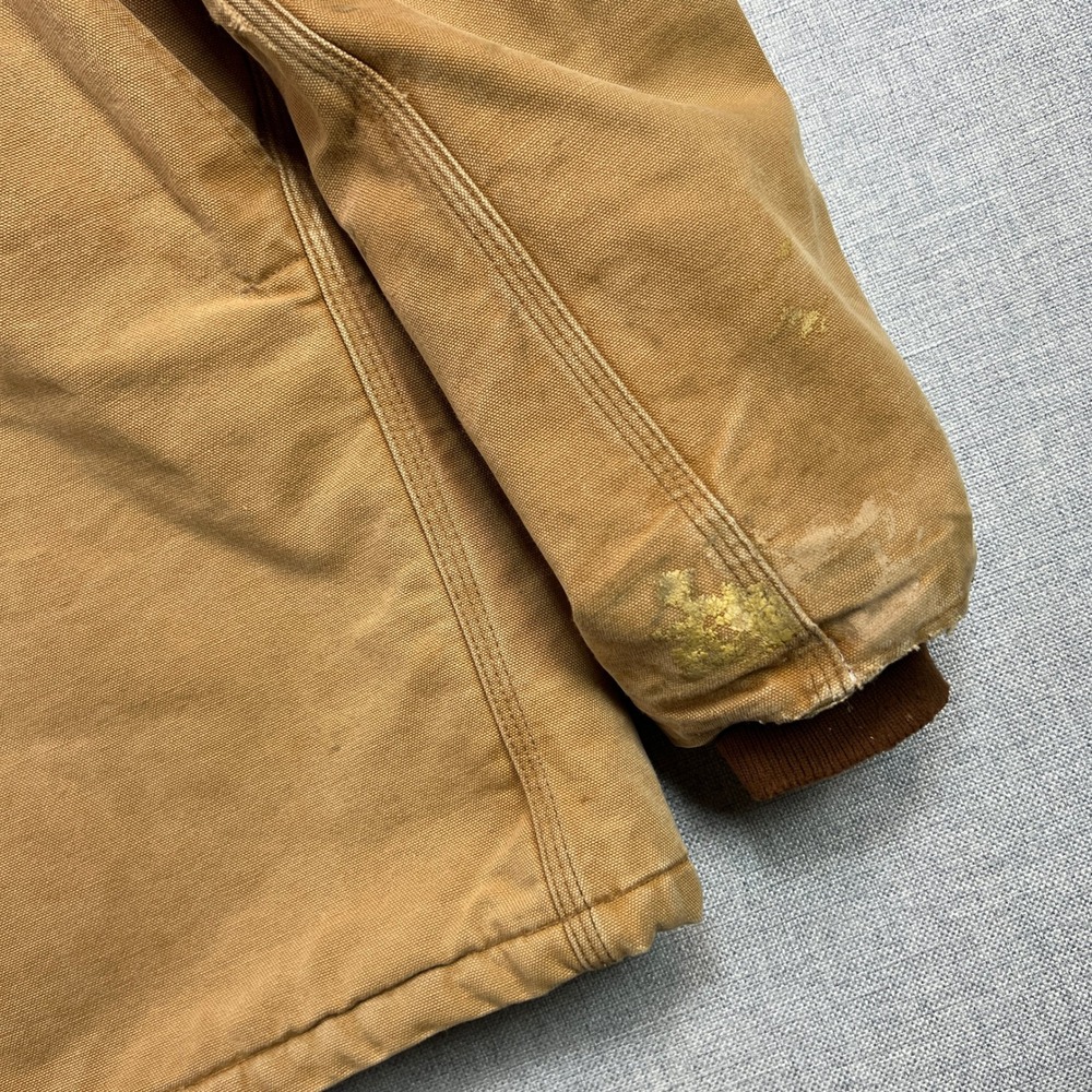 Vintage 90s Carhartt CQ186 Brown Mens 50 XXL Arctic Quilt Lined Jacket USA Made - Picture 14 of 16